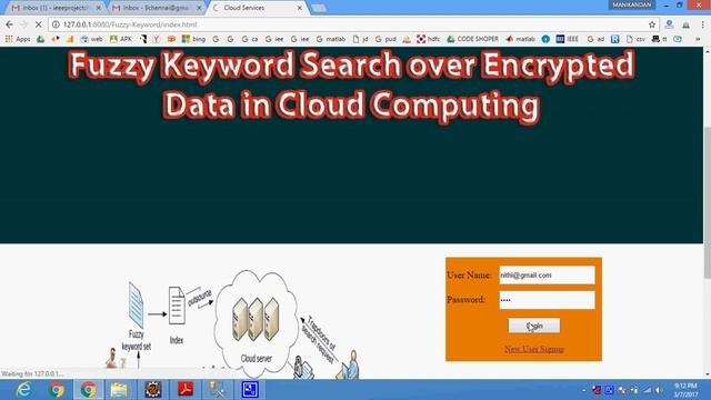 Fuzzy Keyword Search Over Encrypted Data in Cloud Computing in Java смотреть онлайн