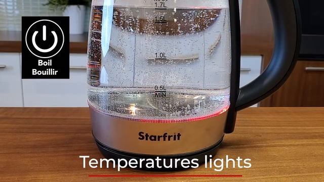 Starfrit 24011 Electric Glass Kettle DEMO смотреть онлайн