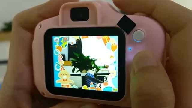 Детская цифровая камера с IPS экраном с фото и видеосъемкой с поддержкой высокого разрешения 1080p смотреть онлайн