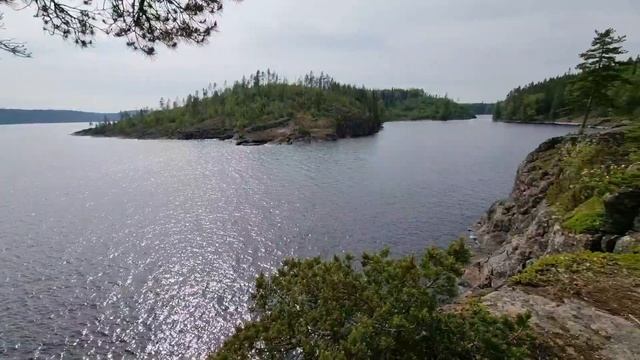 Прогулка на катере из Лахденпохья в Ладожские шхеры, Карелия смотреть онлайн