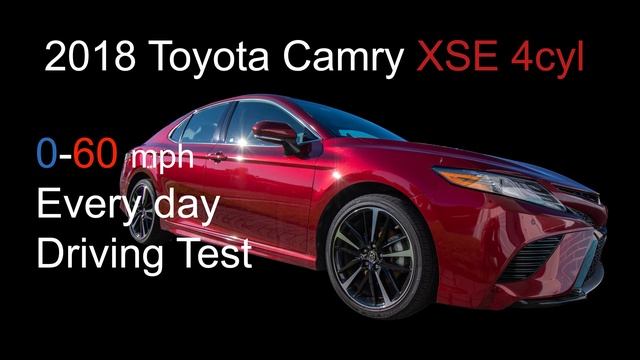 2018 Toyota Camry XSE 4Cyl 0 60 смотреть онлайн