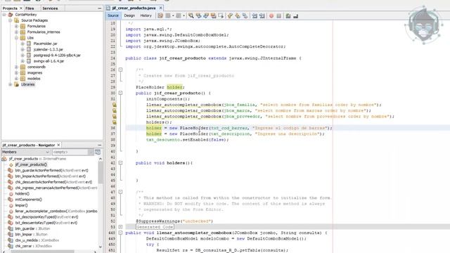Colocar PlaceHolder en JTextField, JTextArea, caja de texto JAVA | NetBeans libreria смотреть онлайн