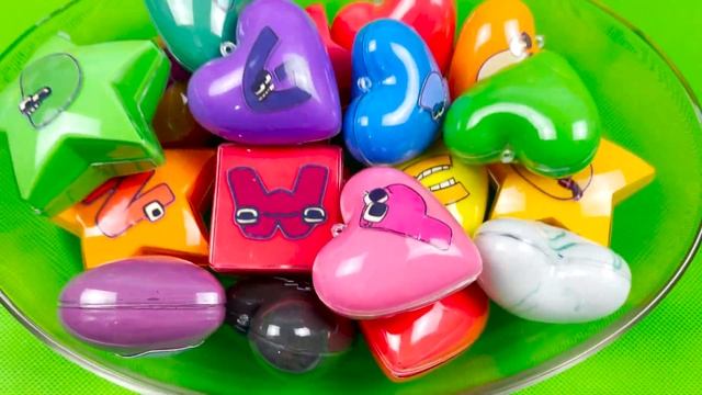 Looking For Alphabet Lore With Mini Hearts Slime Colorful! ASMR Slime смотреть онлайн