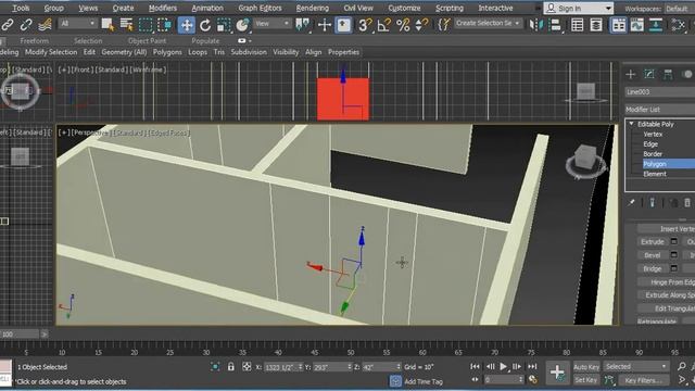 Making Door and Window Cut out in 3ds max смотреть онлайн