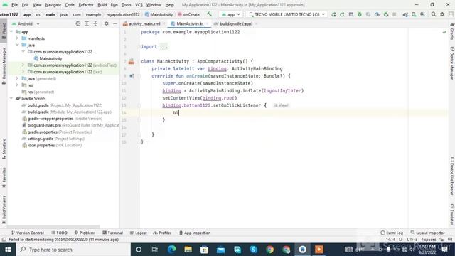 How to Use onClick listener on a Button in Android Studio | Kotlin Android | Urdu/Hindi смотреть онлайн