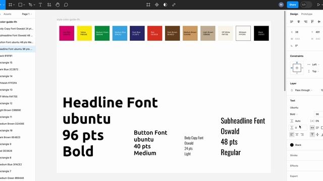 Adding a Text Style in Figma смотреть онлайн