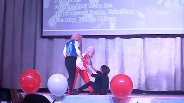 Юрий на льду, косплей дефиле, Shin seiki2017, город Улан-Удэ смотреть онлайн