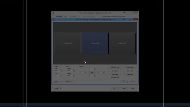 DisplayFusion: Monitor Splitting for Bezel Compensation смотреть онлайн