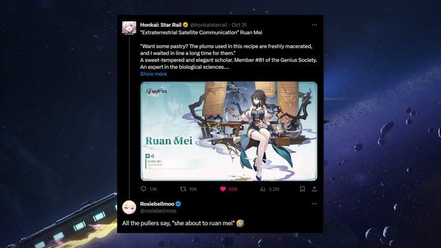 Ruan Mei Reaction by YouTubers, Streamers, and VTubers | Honkai: Star Rail 1.6 - Ruan Mei Preview смотреть онлайн