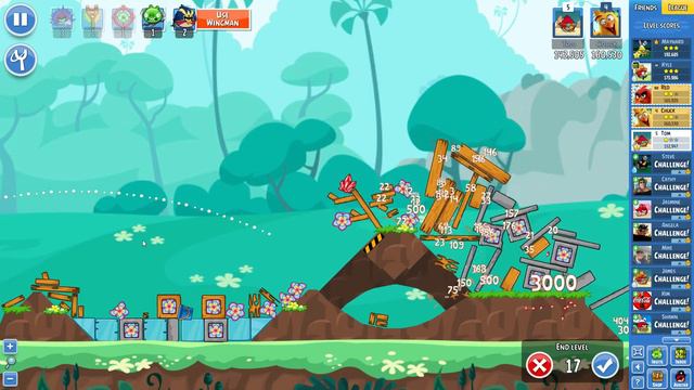 Angry Birds Friends on Facebook Weekly Tournament Level 4 No Power Ups 3 Stars April 24 2017 смотреть онлайн