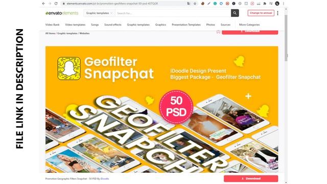 Snapchat Geographic Filters || Download Envato Element Files for Free | ITSARSLANILYAS смотреть онлайн