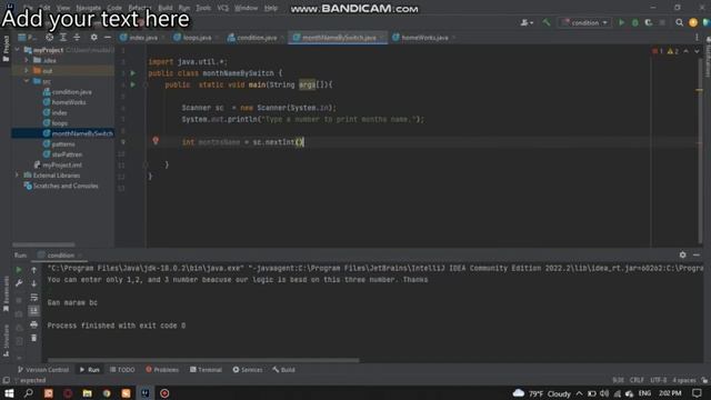 How to print months name by switch statement in java смотреть онлайн