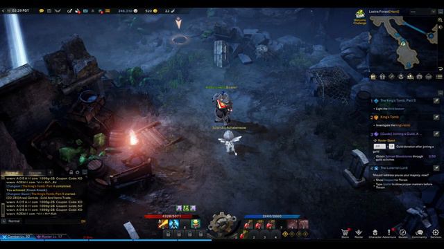 Lost Ark! Lastra Forest & King's Tomb Dungeon (Hard Mode)! Mokoko Seed Location! смотреть онлайн