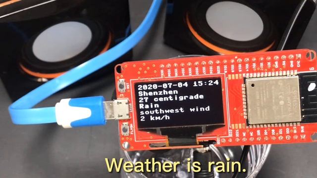 WiFi IoT Project: TTS Weather Broadcast - Python + ESP32 + Audio смотреть онлайн