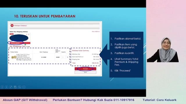 Tutorial: GAP - Cara Keluarkan Emas Fizikal (Withdrawal) & Pos Secara GIT[V01] смотреть онлайн