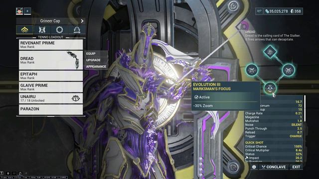 Red Crit God, Perigale's Rival | Warframe Dread Incarnon Level Cap смотреть онлайн