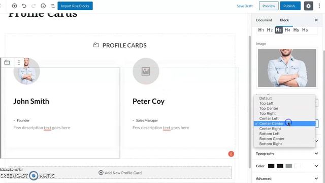 Rise Blocks - How to setup Profile Cards in WordPress Theme. (A Complete Gutenberg Page builder) смотреть онлайн