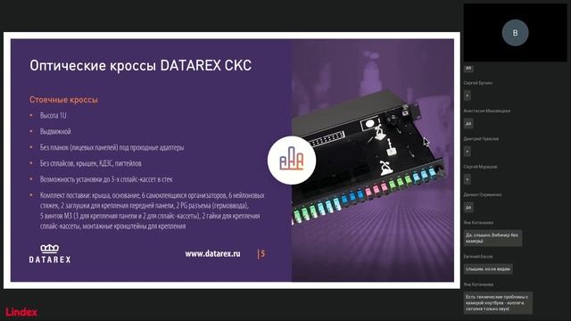 Оптическая подсистема DATAREX смотреть онлайн