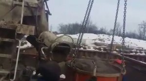 Заливка бетоном с помощью "колокольчика".