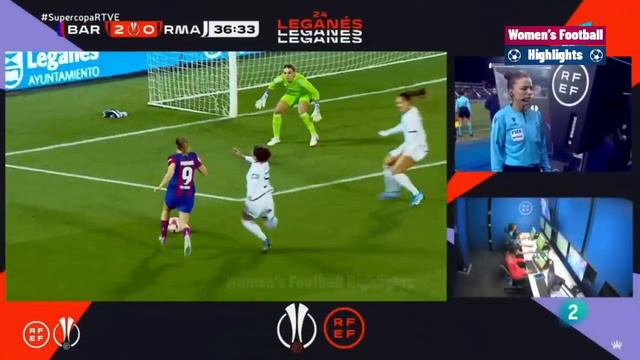 Barcelona Vs Real Madrid | Highlights | Supercopa Femenina 17-01-2024