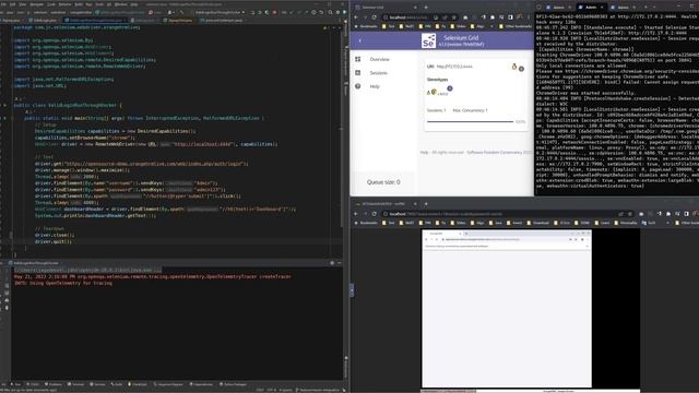 Run Selenium Webdriver Test In Docker Chrome Browser смотреть онлайн