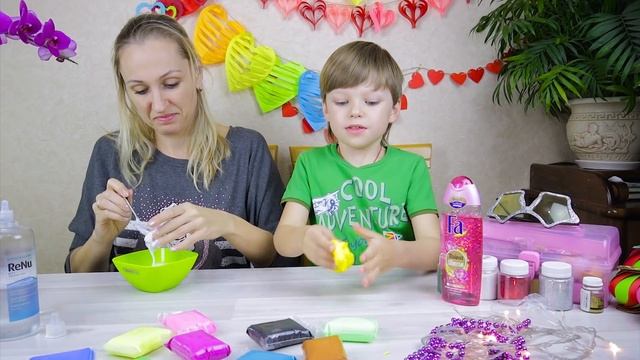Как сделать слайм из легкого пластилина без клея и без загустителя? Проверяем рецепты лизунов смотреть онлайн