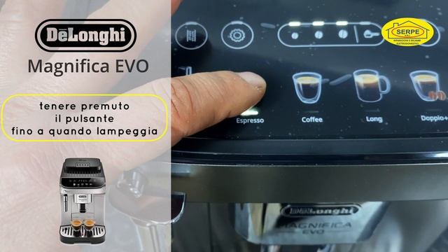 DeLonghi MagnificaEVO - Regolazione caffè смотреть онлайн