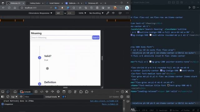 ?Building a Dictionary App with Next.js 13, Tailwind CSS, Tailblocks, and API Ninjas - Part 2 смотреть онлайн