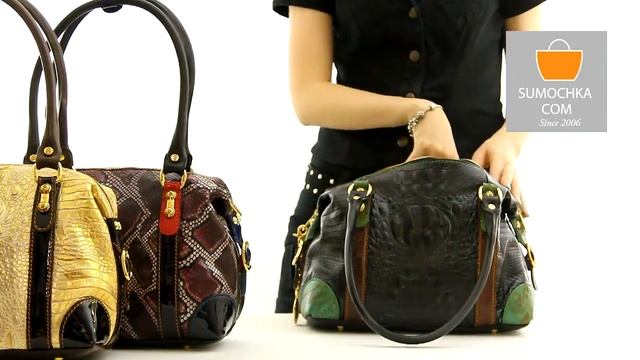 Сумка Marino Orlandi 4074 croc black green смотреть онлайн