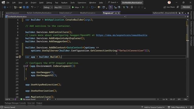 .NET 8 Authentication with Identity in a Web API with Bearer Tokens & Cookies ? смотреть онлайн