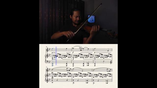 Antonín Dvořák - Romantic Pieces Op. 75 No. 1 | violin and piano | sheet music смотреть онлайн