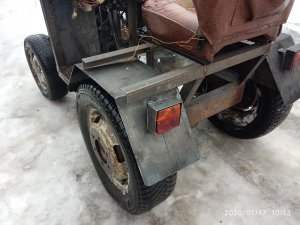 Минитрактор  из ОКИ 2 часть