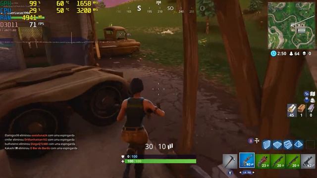 Fortnite | Ryzen 5 1400 | GTX 1050 TI | 1080p | High смотреть онлайн