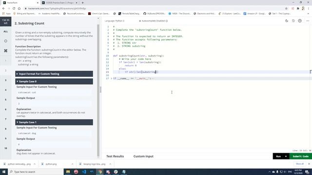 Substring Count смотреть онлайн