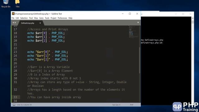 02 - Define and Access Array Elements смотреть онлайн