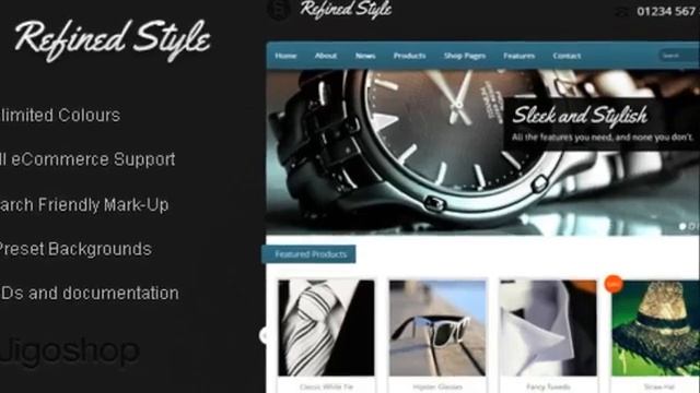 Refined Style - Wordpress eCommerce Theme смотреть онлайн