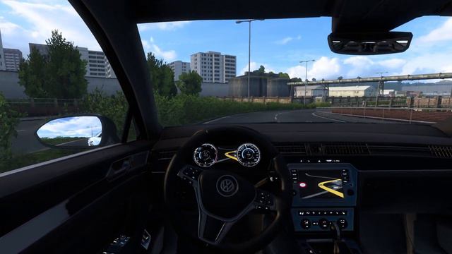 Volkswagen Passat B8 2014 Euro Truck Simulator 2 [Steering Wheel play] смотреть онлайн