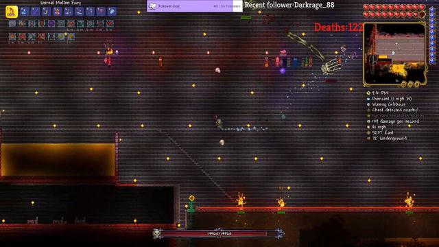 Skeletron Fight | Terraria 1.4.4 Zenith Seed | Master Mode смотреть онлайн