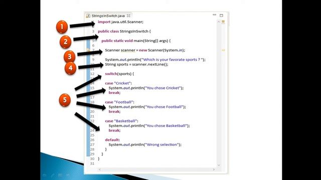 Java 7 new feature - Using String literals in switch statements смотреть онлайн