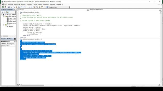 EXCEL tutorial 24: Modifica Macro VBA in Visual Basic Editor смотреть онлайн