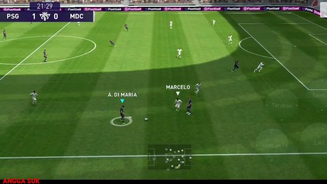 PSG VS REAL MADRID konami cup - pes 2021 mobile game play online match смотреть онлайн