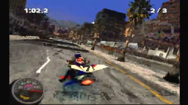 Jet Moto 2: Championship Edition - Time Trials - Aftershock [2:00.2] Gadget смотреть онлайн