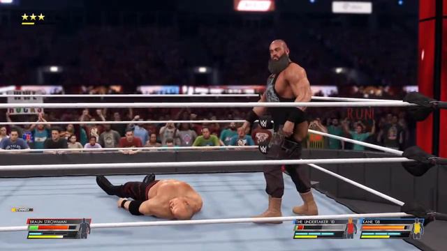 WWE 2K22 - Braun Strowman vs. Undertaker & Kane - 2 on 1 Handicap Match смотреть онлайн