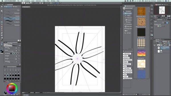 Clip Studio Paint : How To Add Symmetrical Ruler / Delete Tutorial | Graphicxtras
