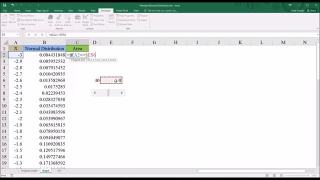 Creating a Graph of the Standard Normal Distribution in Excel смотреть онлайн