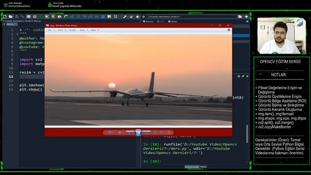OpenCV ile Görüntü İşleme | -7 (Pikseller, ROI, Kenarlık) смотреть онлайн
