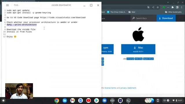 How to install Visual Studio Code in Chromebook in 2022? смотреть онлайн