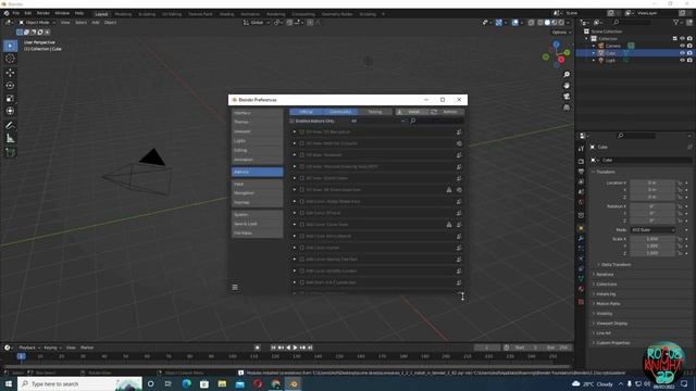 How to Install Scene Skies in Blender || Blender Tutorial for Beginners смотреть онлайн