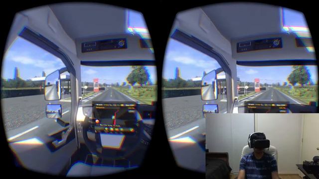 Oculus Rift DK2 - Euro Truck Simulator 2 Gameplay смотреть онлайн