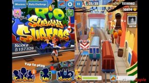 Subway Surfers RiO VS Venice iPad Gameplay for Children HD #18